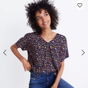 Madewell Rhyme Top in Garden Party print